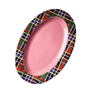 Tartan Stoneware Platter $68 Anthropologie