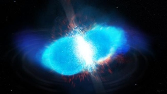Cosmic nuclear fission seen for 1st time