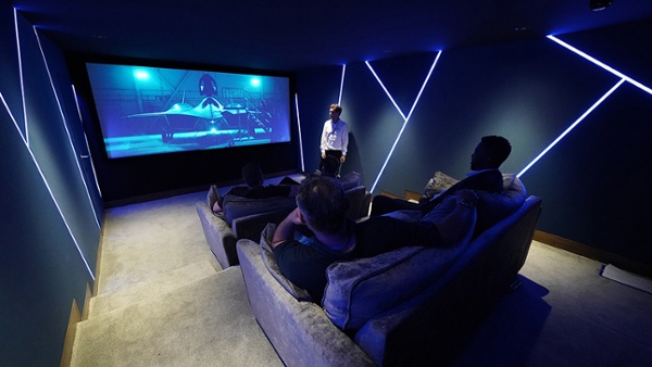 See inside two luxury, super-expensive home theaters