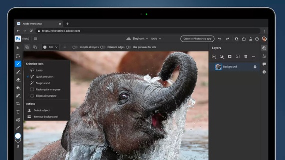 Adobe Photoshop on the web could be free for all