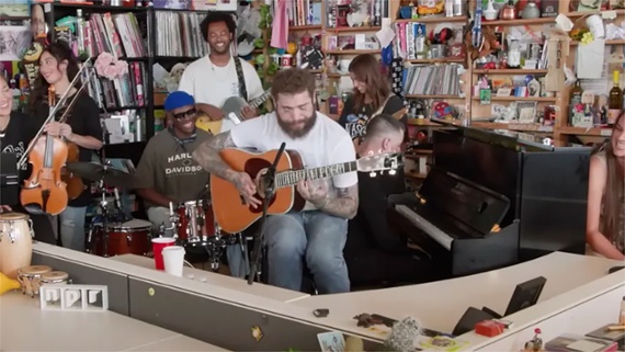 “I was playing a Van Halen solo in my mind”: Post Malone trips up during Tiny Desk performance – because he was busy thinking about Eddie Van Halen’s playing