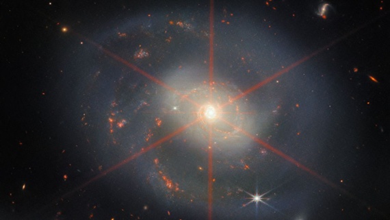 Webb telescope spots mesmerizing wreath-like galaxy