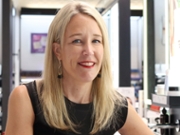 (Boston, MA - 7/20/17) Mary Beth Laughton, Sephora's SVP of Digital, is seen at the new Sephora Studio on Newbury Street, Thursday, July 20, 2017. Staff photo by Angela Rowlings. (Photo by Angela Rowlings/MediaNews Group/Boston Herald via Getty Images)