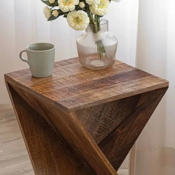 Millwood Pines Caelah Solid Wood End Table, view at Wayfair