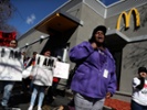 Thousands take to streets for $15 minimum wage