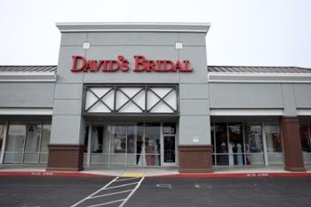 PINOLE, CALIFORNIA - APRIL 17: An exterior view of a David's Bridal store on April 17, 2023 in Pinole, California. Wedding retailer David&rsquo;s Bridal has filed for bankruptcy protection and warned that it is prepared to lay off over 9,000 workers at its 300 stores in the United States. (Photo by Justin Sullivan/Getty Images)