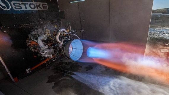 Stoke Space test-fires engine for fully reusable rocket