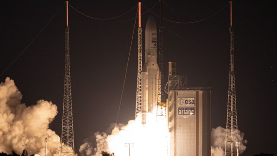 Europe's Ariane 5 rocket launches on final mission