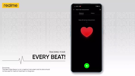 Feeling heartache? Realme phones to get heart rate sensor