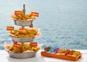 Restaurant chains build excitement with food towers