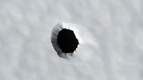 So, about that'hole' on Mars making headlines