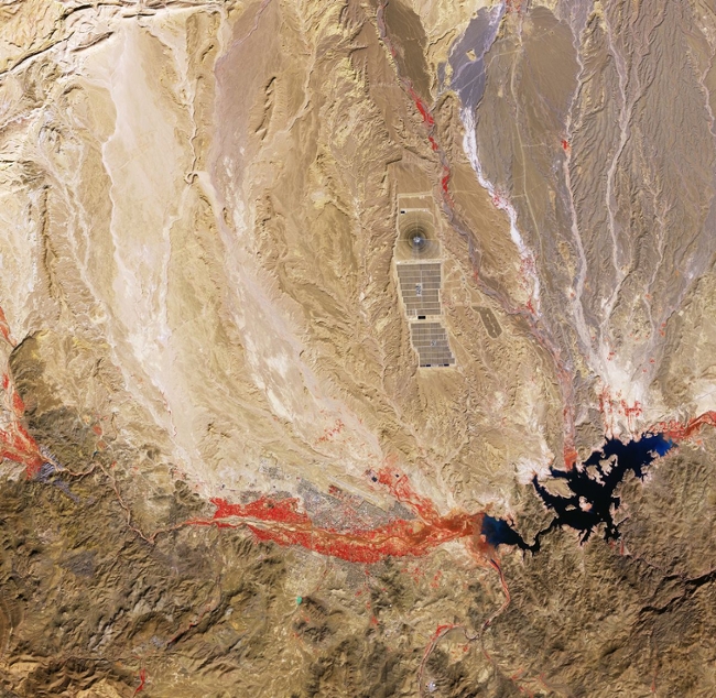 Photo of the day: Giant solar power array seen from orbit