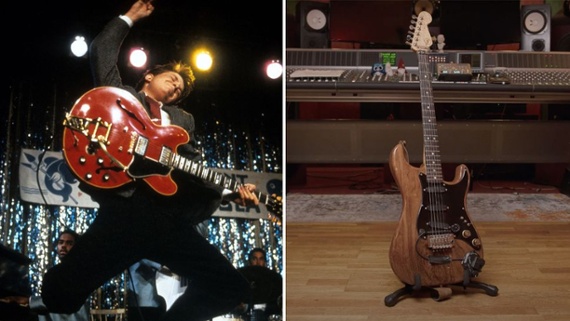 “The direction I was given was, ‘We want to encompass the history of the guitar’”: The guitarist behind Back to the Future’s Johnny B. Goode scene says he used a Strat copy with a Floyd Rose