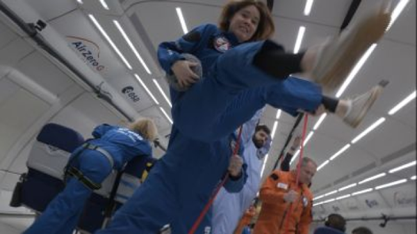 How I 'walked on the moon' at 30,000 ft (exclusive video)