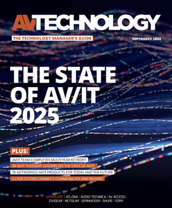 DOWNLOAD NOW! AV Tech Manager's Guide to The State of AV/IT 2025