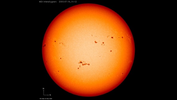 Solar activity may peak 1 year earlier than thought