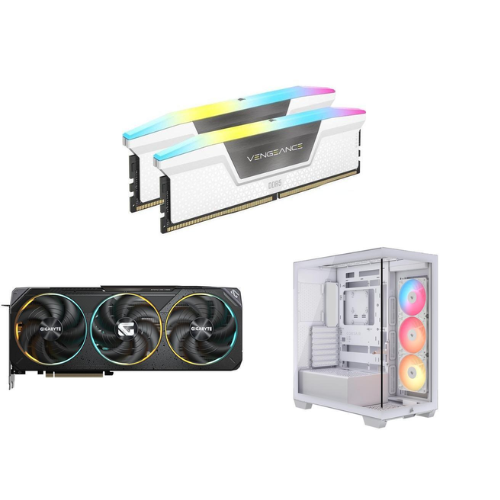 Combo: Corsair Vengeance 64GB DDR5 RAM (2x32GB) / Gigabyte Gaming GeForce RTX 5070 / Corsair 3500X Mid Tower Case: was $1,889.97 now $1,269.99 at Newegg