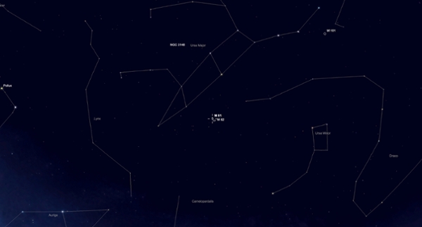 Sunday, May 17: Bode's Galaxy and the Cigar Galaxy