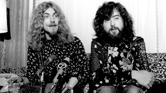 What did Robert Plant and Jimmy Page think about the Beatles?