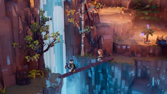 Post-apocalyptic robo-whacking in Lego Horizon Adventures is a better fit for blockification than you'd think