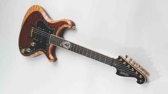 “I did just build a Chena with World War II fighter planes on it for a guy”: With celebrity fans including Billy Morrison and Steve Stevens, luxury guitar maker Joe Knaggs sets his sights on five-string perfection