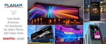 Exertis Almo Now Exclusive Distributor For Select Planar LED Video Walls