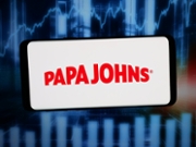 GERMANY - 2026/04/16: In this photo illustration, the logo of US company Papa John's International Inc. is displayed on a smartphone in front of abstract background on computer screen. (Photo Illustration by Timon Schneider/SOPA Images/LightRocket via Getty Images)