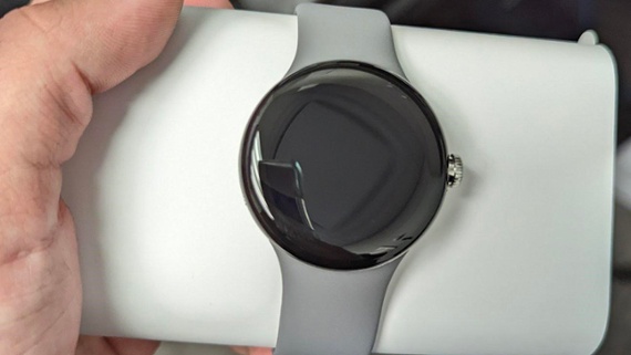 Watch the wraps coming off the new Pixel Watch