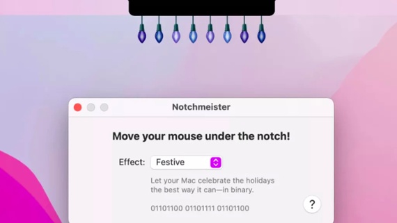 Decorate your MacBook Pro notch with this app