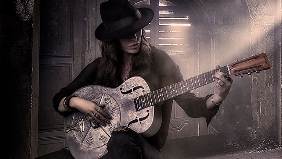Meet The Curse of K.K. Hammond, the spooky resonator blues connoisseur who prefers modern guitars and gives them names like “Hell’s Belle” and “Swamp Bitch”