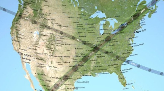 How will the 2024 total solar eclipse differ from 2017?