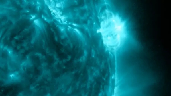 Powerful sun storm knocks out radio transmissions