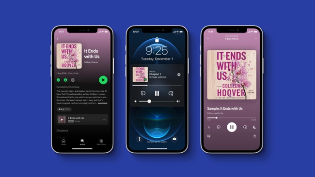Spotify mobile screenshots