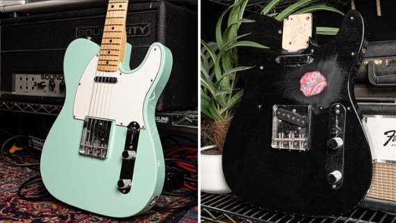 Fender’s latest Chicago Music Exchange-exclusive Telecasters have a secret finish that reveals itself the older the guitars get
