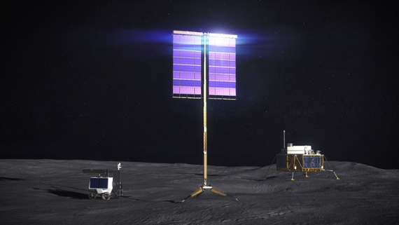 These 3 companies will help NASA build vertical solar arrays for the moon