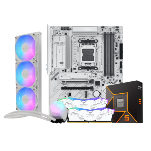 Combo: AMD Ryzen 5 9600X / Asus B850 Max / 16GB TeamGroup T-Force Delta DDR5-6000 / Cooler Master Elite Liquid 360 AIO: was $619.97 now $479.98 at Newegg