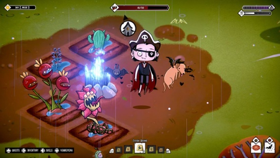 Voltaire: The Vegan Vampire is an adorable agricultural roguelike with teeth