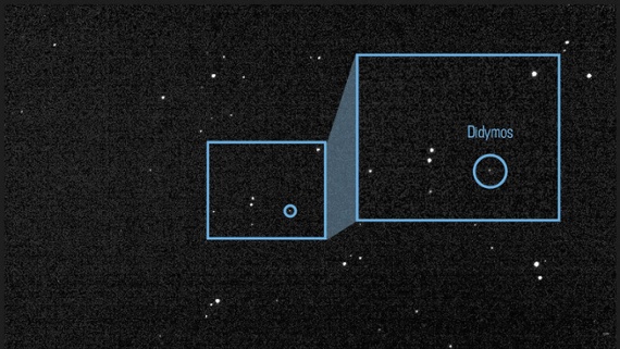 NASA's asteroid-slamming spacecraft catches 1st look at target (photo)