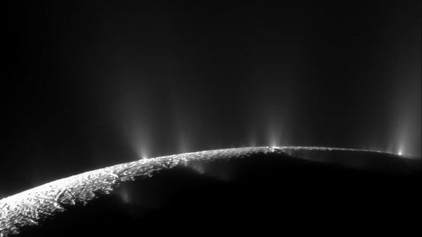 There's a weird, disappearing dark spot on Enceladus