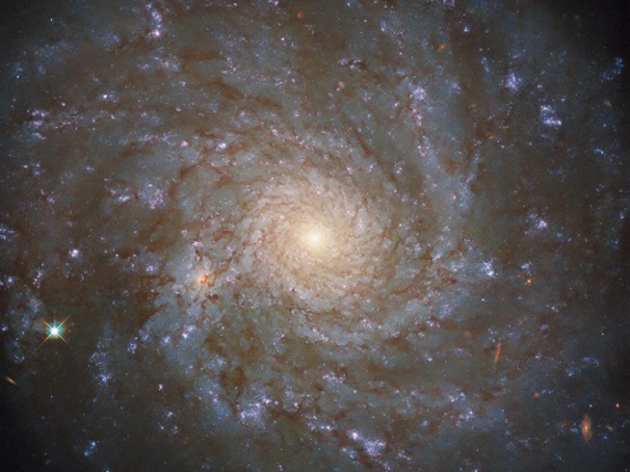 Hubble telescope spies striking spiral galaxy in Virgo Cluster