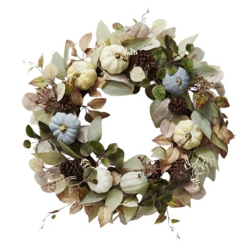 Pumpkin Patch Wreath, William Sonoma