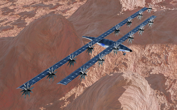 Wild Mars plane concept could seek water from on above