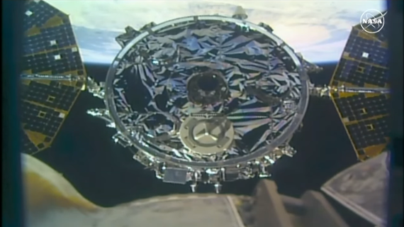 Private Cygnus cargo ship arrives at the ISS