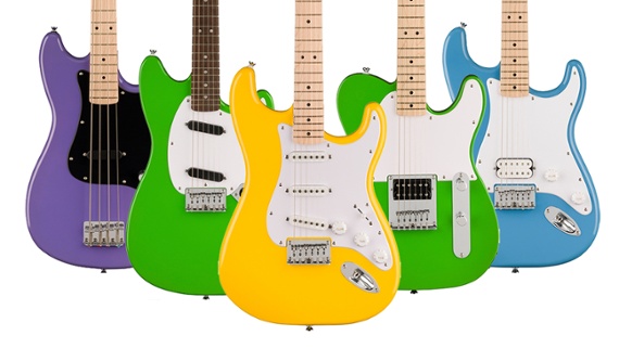 Squier has added new, limited-edition colors to its uber-affordable Sonic range – including the Jeff Beck-pioneered Graffiti Yellow