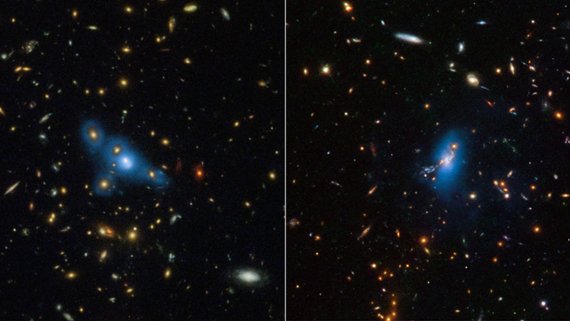 Hubble spots ghostly light from ancient wayward stars