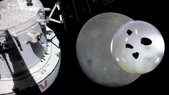 NASA's Artemis 1 spacecraft flies by moon with Apollo 11 lunar soil aboard