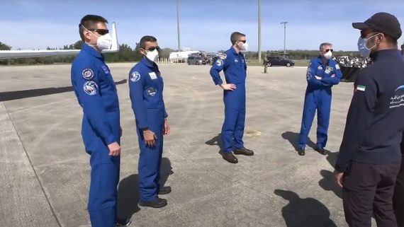 SpaceX Crew-6 astronauts arrive for Feb. 26 launch