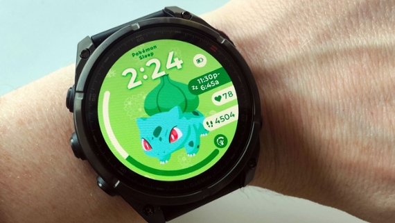 pokemon sleep on garmin watch face