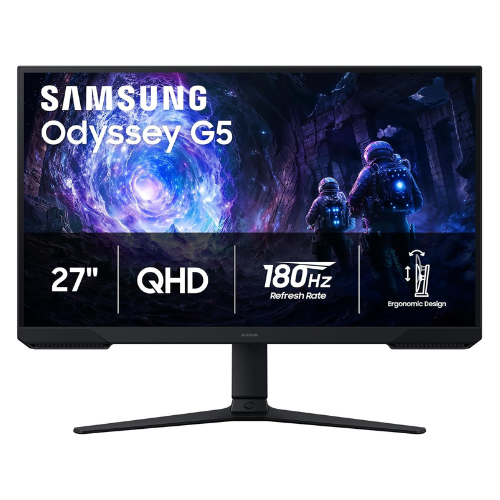 Samsung 27-inch Odyssey G5 (G51F) 180Hz QHD Gaming Monitor: was $249.99 now $159.99 at Amazon
