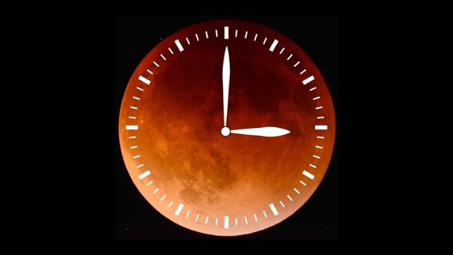 What time is the 'Blood Moon' total lunar eclipse?